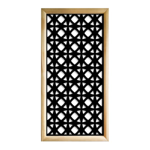DARKSIDE - Moduli Decorativi in Legno e PVC Misura: 73x148 cm, Colore: nero