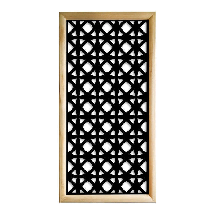 DARKSIDE - Moduli Decorativi in Legno e PVC Misura: 73x148 cm, Colore: nero