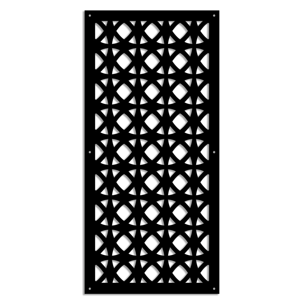 DARKSIDE - Pannello in PVC traforato - Parasole Colore: nero, Misura: 50x150 cm