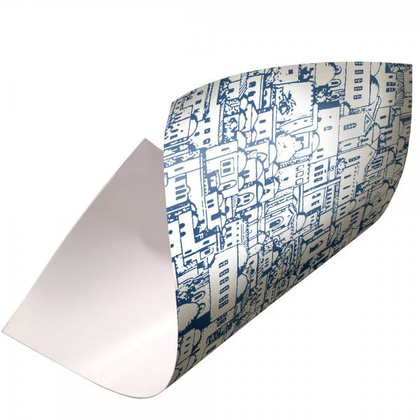 DOMUS - Paraschizzi da cucina in PVC flessibile - Misura 120x60cm spessore 3mm Colore: Blu