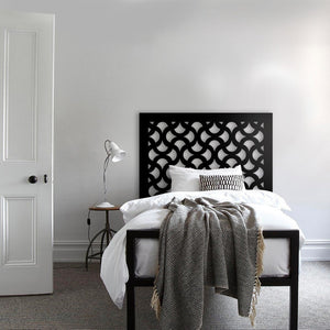 DROPS - Pannello in PVC traforato - Parasole Colore: nero, Misura: 73x73 cm