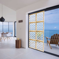 ECLECTIC - Moduli Decorativi in Legno e PVC Colore: bianco, Misura: 73x73 cm