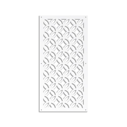 ECLECTIC - Pannello in PVC traforato - Parasole Colore: bianco, Misura: 98x198 cm