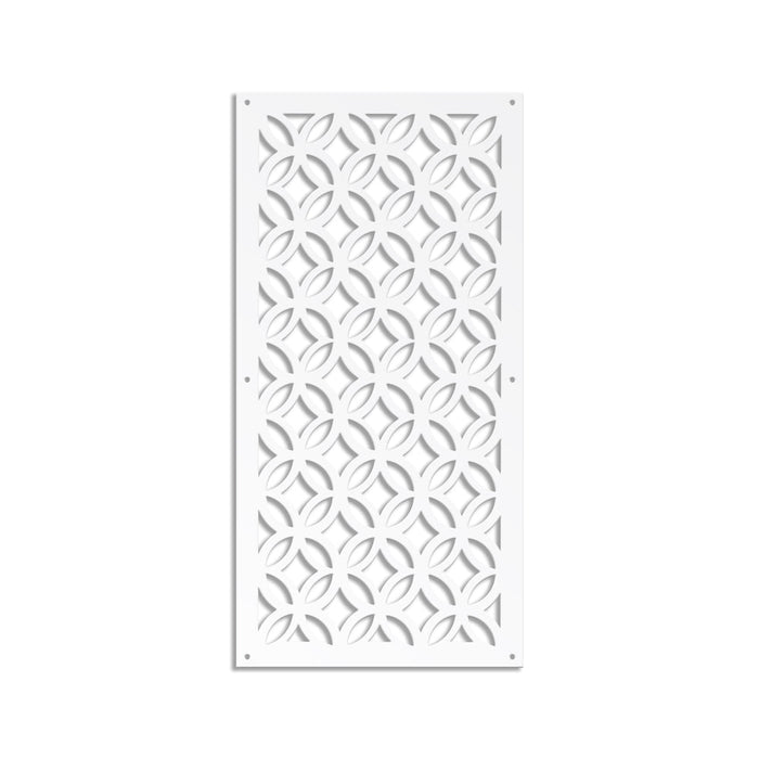 ECLECTIC - Pannello in PVC traforato - Parasole Colore: bianco, Misura: 98x198 cm