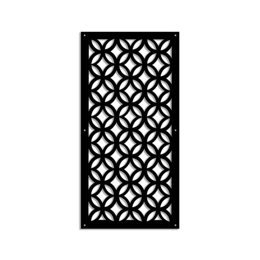 ECLECTIC - Pannello in PVC traforato - Parasole Colore: nero, Misura: 73x148 cm