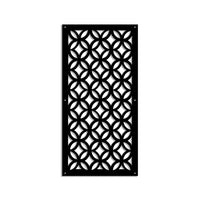 ECLECTIC - Pannello in PVC traforato - Parasole Misura: 98x198 cm, Colore: nero