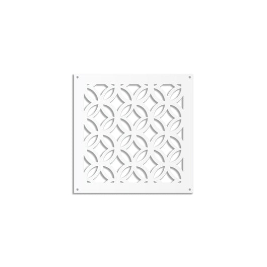 ECLECTIC - Pannello in PVC traforato - Parasole Colore: bianco, Misura: 48x48 cm