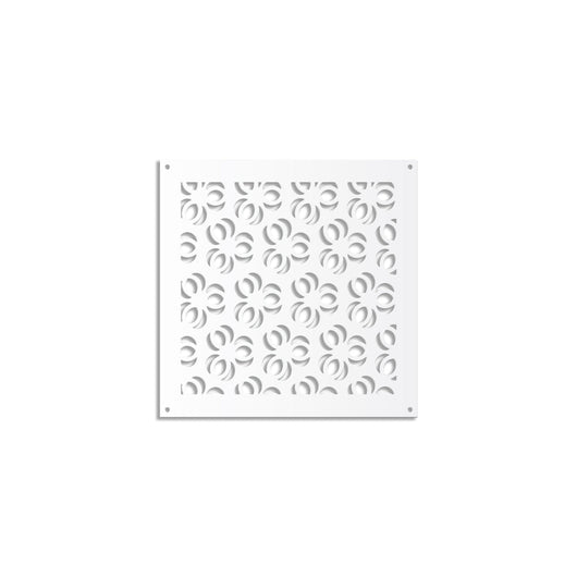 ELLISSE - Pannello in PVC traforato - Parasole Colore: bianco, Misura: 73x73 cm