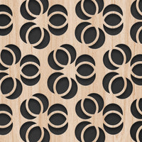 ELLISSE - Quadro arredo LASERCUT composito Legno e PVC Misura: 70x140 cm
