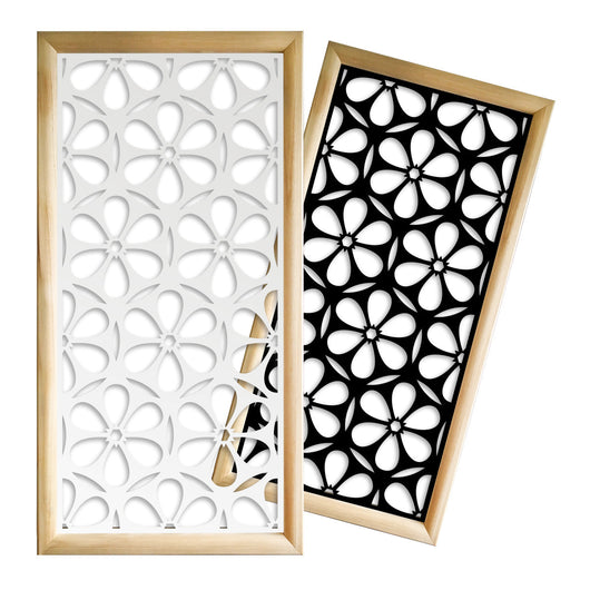 ESAPRIME  - Moduli Decorativi in Legno e PVC Colore: bianco, Misura: 47x94 cm