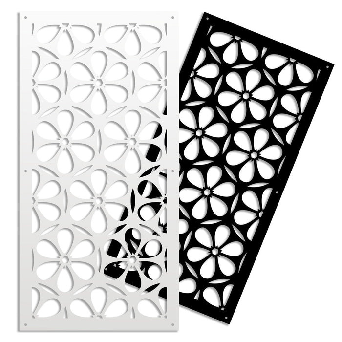 ESAPRIME - Pannello in PVC traforato - Parasole Misura: 73x148 cm, Colore: bianco