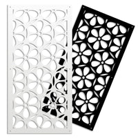 ESAPRIME - Pannello in PVC traforato - Parasole Misura: 73x148 cm, Colore: nero