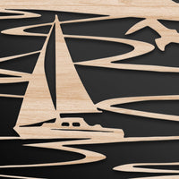 FARO - Quadro arredo LASERCUT composito Legno e PVC Misura: 70x140 cm