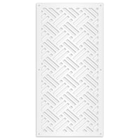 FILOTTO - Pannello in PVC traforato - Parasole Misura: 73x148 cm, Colore: bianco