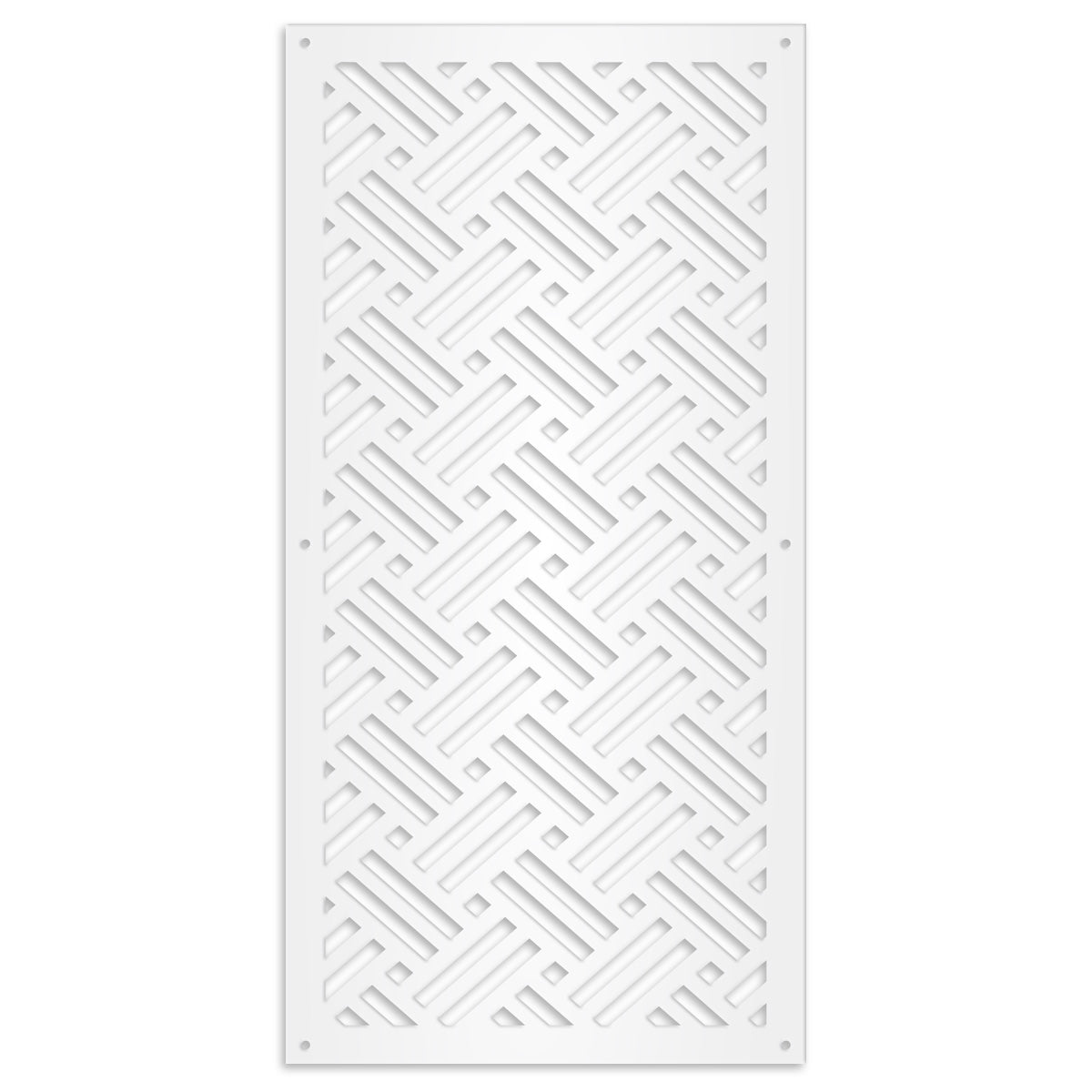 FILOTTO - Pannello in PVC traforato - Parasole Colore: bianco, Misura: 98x198 cm