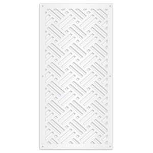 FILOTTO - Pannello in PVC traforato - Parasole Colore: bianco, Misura: 98x198 cm