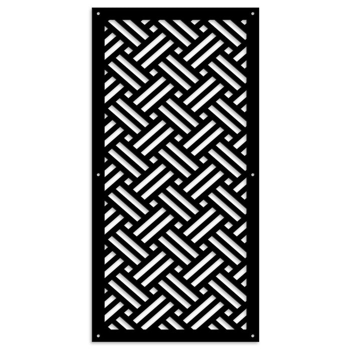 FILOTTO - Pannello in PVC traforato - Parasole Misura: 73x148 cm, Colore: nero