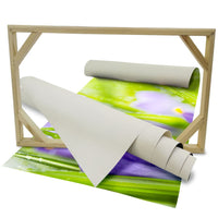 Fiori della Sorgente del Croco - Quadro Canvas su telaio in legno Misura: 100x70 cm