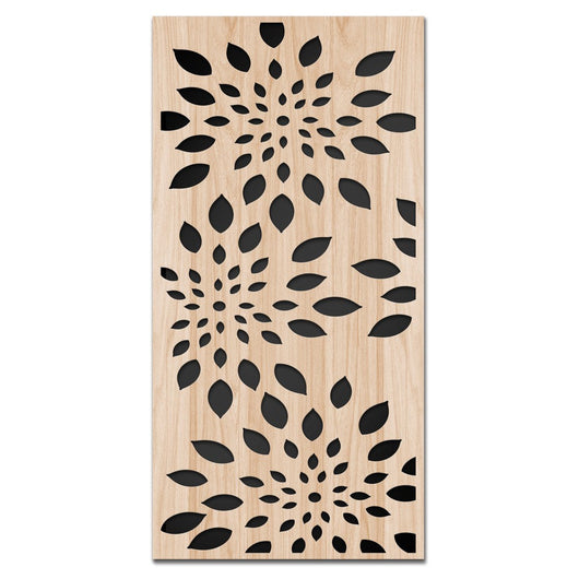 FIREWORKS - Quadro arredo LASERCUT composito Legno e PVC Misura: 70x140 cm
