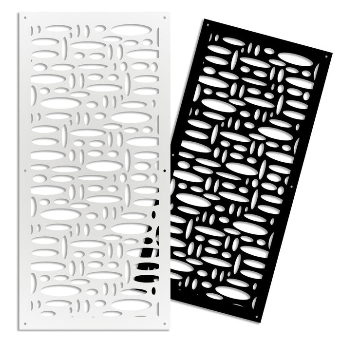 FLASHPOINT - Pannello in PVC traforato - Parasole Misura: 98x198 cm, Colore: bianco