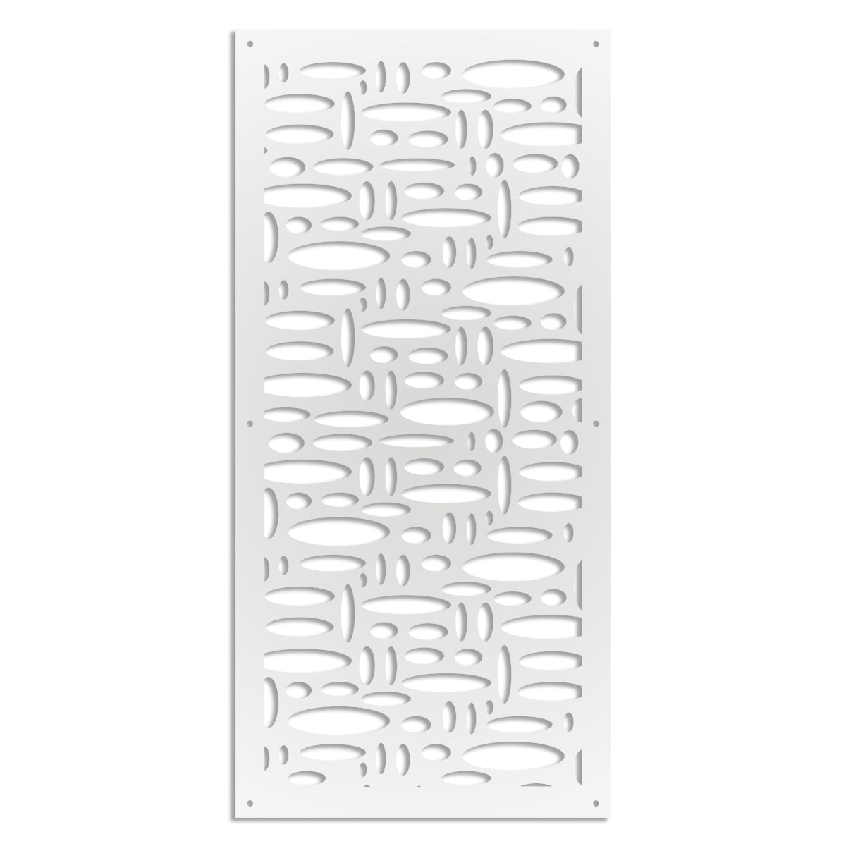 FLASHPOINT - Pannello in PVC traforato - Parasole Misura: 50x150 cm, Colore: bianco