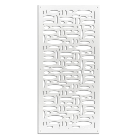 FLASHPOINT - Pannello in PVC traforato - Parasole Misura: 50x150 cm, Colore: bianco