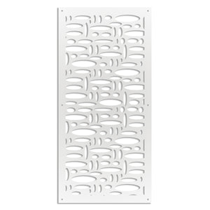 FLASHPOINT - Pannello in PVC traforato - Parasole Misura: 98x198 cm, Colore: bianco
