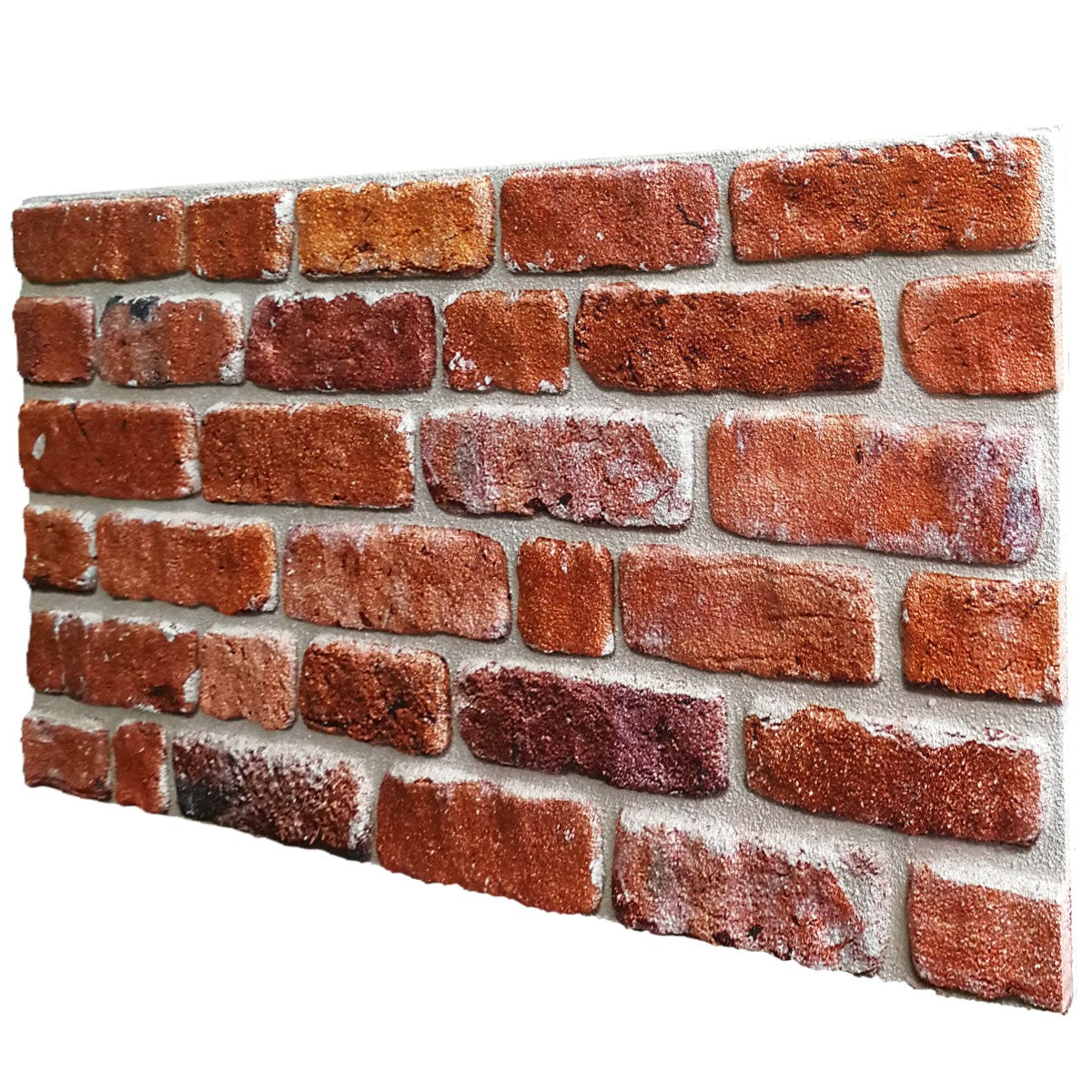 FOCOLARE - pannello finto mattone in EPS Resinato Misura 100x50 Cm spessore 2 cm