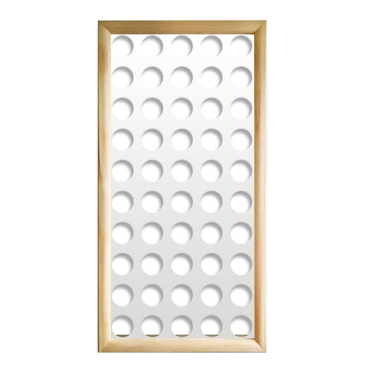 FORI MEDI - Moduli Decorativi in Legno e PVC Colore: bianco, Misura: 73x148 cm