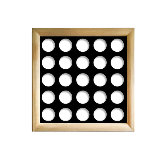 FORI MEDI - Moduli Decorativi in Legno e PVC Colore: nero, Misura: 48x48 cm