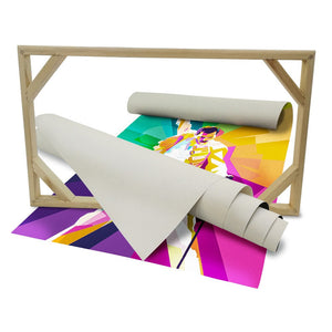 FREDDIE MERCURY - Quadro stampato su Canvas e montato su telaio in legno Misura: 100x140 cm
