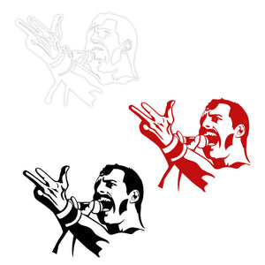 FREDDY - Adesivo murale wall sticker in vinile 55x65 cm Colore: Rosso