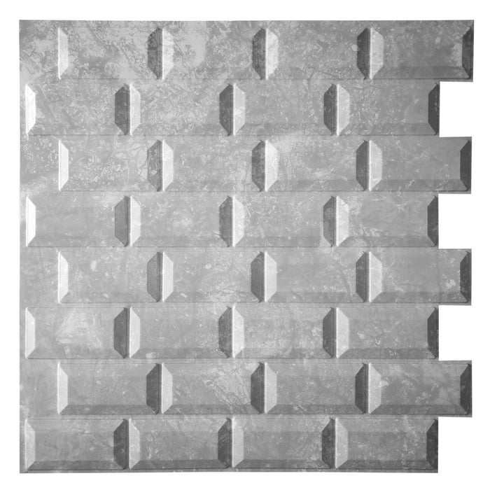 FROST - Pannello per parete in PVC a rilievo 3D - 59,5cmX56cm