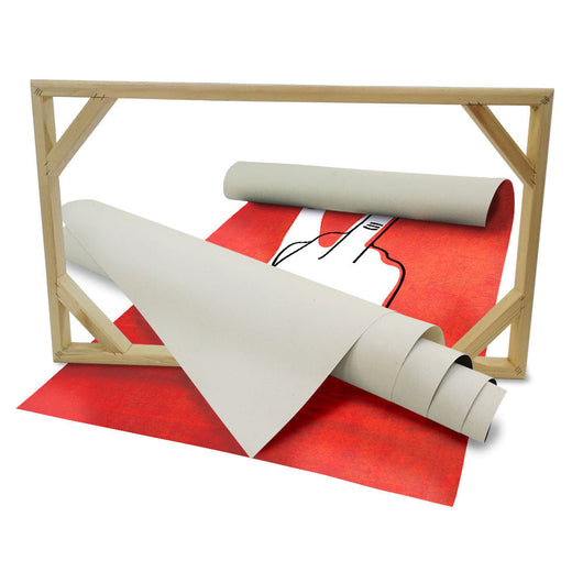 FUCK - WIN - Quadro stampato su Canvas e montato su telaio in legno Misura: 50x70 cm