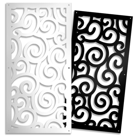 GHIRIGORI - Pannello in PVC traforato - 10mm di spessore Misura: 73x148 cm, Colore: nero