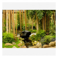 Giardino Zen di rilassamento - Quadro Canvas su telaio in legno Misura: 100x70 cm