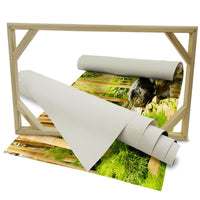 Giardino Zen di rilassamento - Quadro Canvas su telaio in legno Misura: 140x100 cm