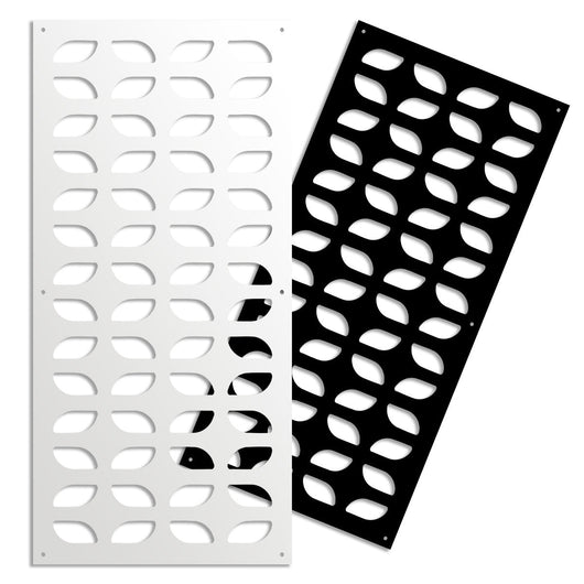 GLOBECROSS - Pannello in PVC traforato - Parasole Misura: 98x198 cm, Colore: bianco