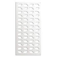 GLOBECROSS - Pannello in PVC traforato - Parasole Misura: 73x148 cm, Colore: bianco