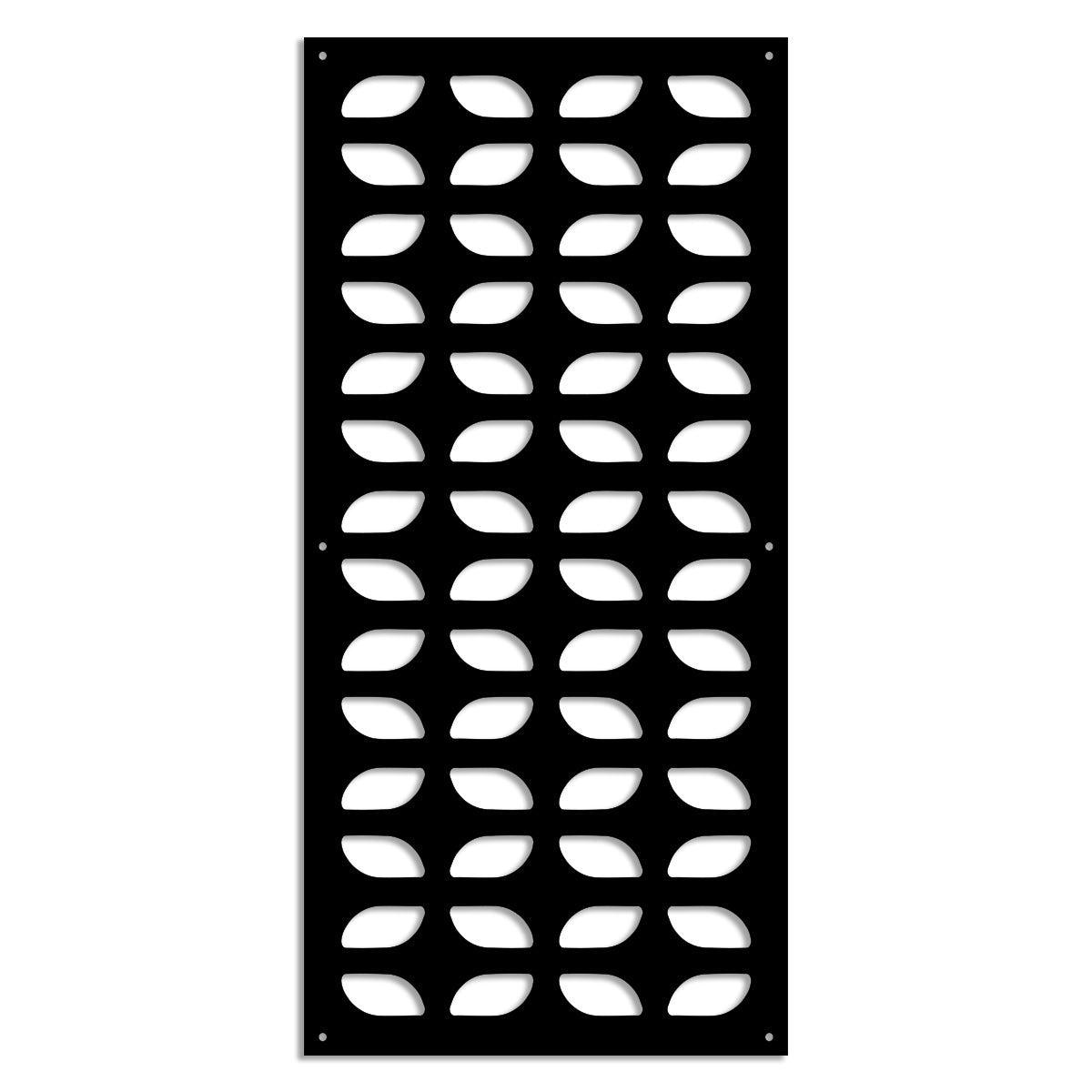 GLOBECROSS - Pannello in PVC traforato - Parasole Misura: 73x148 cm, Colore: nero