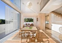 GLOBECROSS - Pannello in PVC traforato - Parasole Misura: 73x148 cm, Colore: bianco