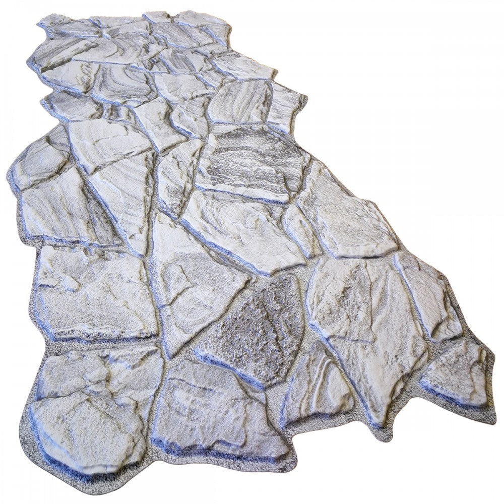 GRAFITE - Pannello finta pietra in PVC 98x50cm kit di 2 Pz 1 mq