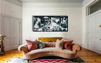 Guernica -  Quadro Canvas Contemporaneo su telaio in legno Misura: 110x50 cm