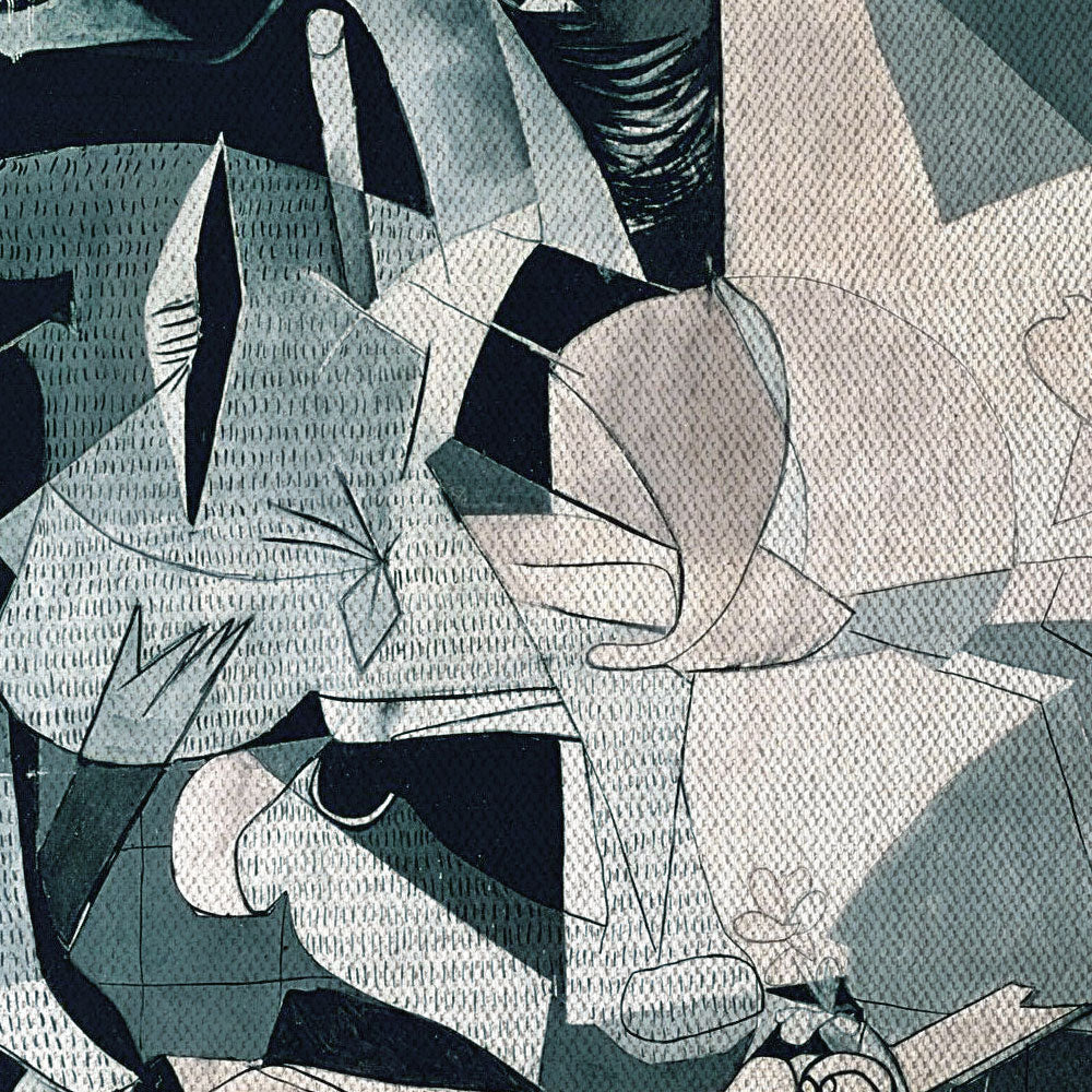 Guernica -  Quadro Canvas Contemporaneo su telaio in legno Misura: 110x50 cm