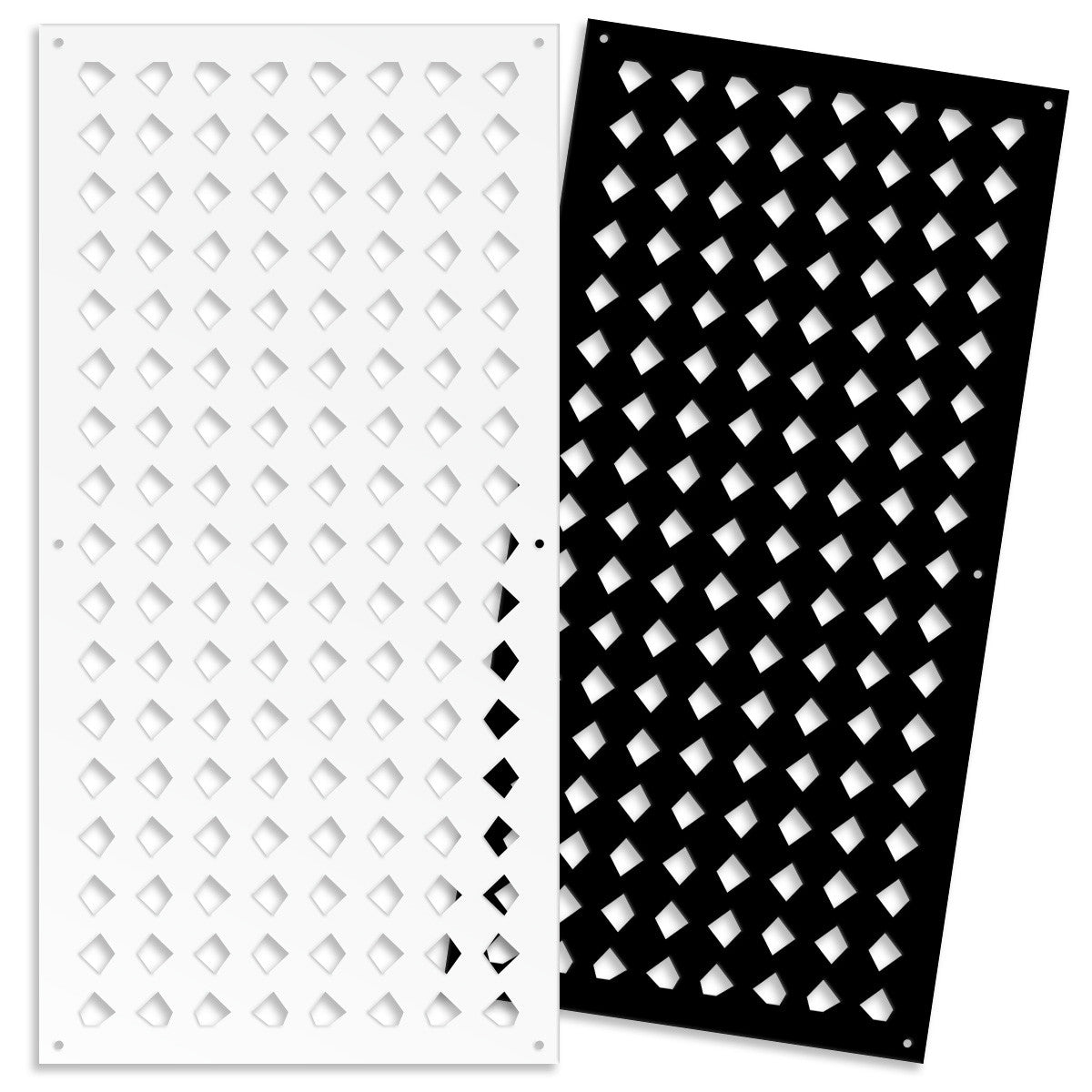 HALLOWEEN- Pannello in PVC traforato - Parasole Colore: nero, Misura: 98x198 cm