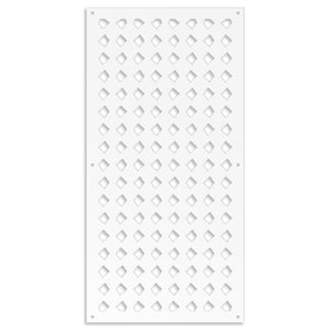 HALLOWEEN- Pannello in PVC traforato - Parasole Misura: 47x94 cm, Colore: bianco