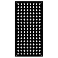 HALLOWEEN- Pannello in PVC traforato - Parasole Colore: nero, Misura: 98x198 cm