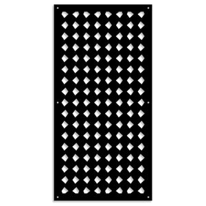 HALLOWEEN- Pannello in PVC traforato - Parasole Colore: nero, Misura: 98x198 cm