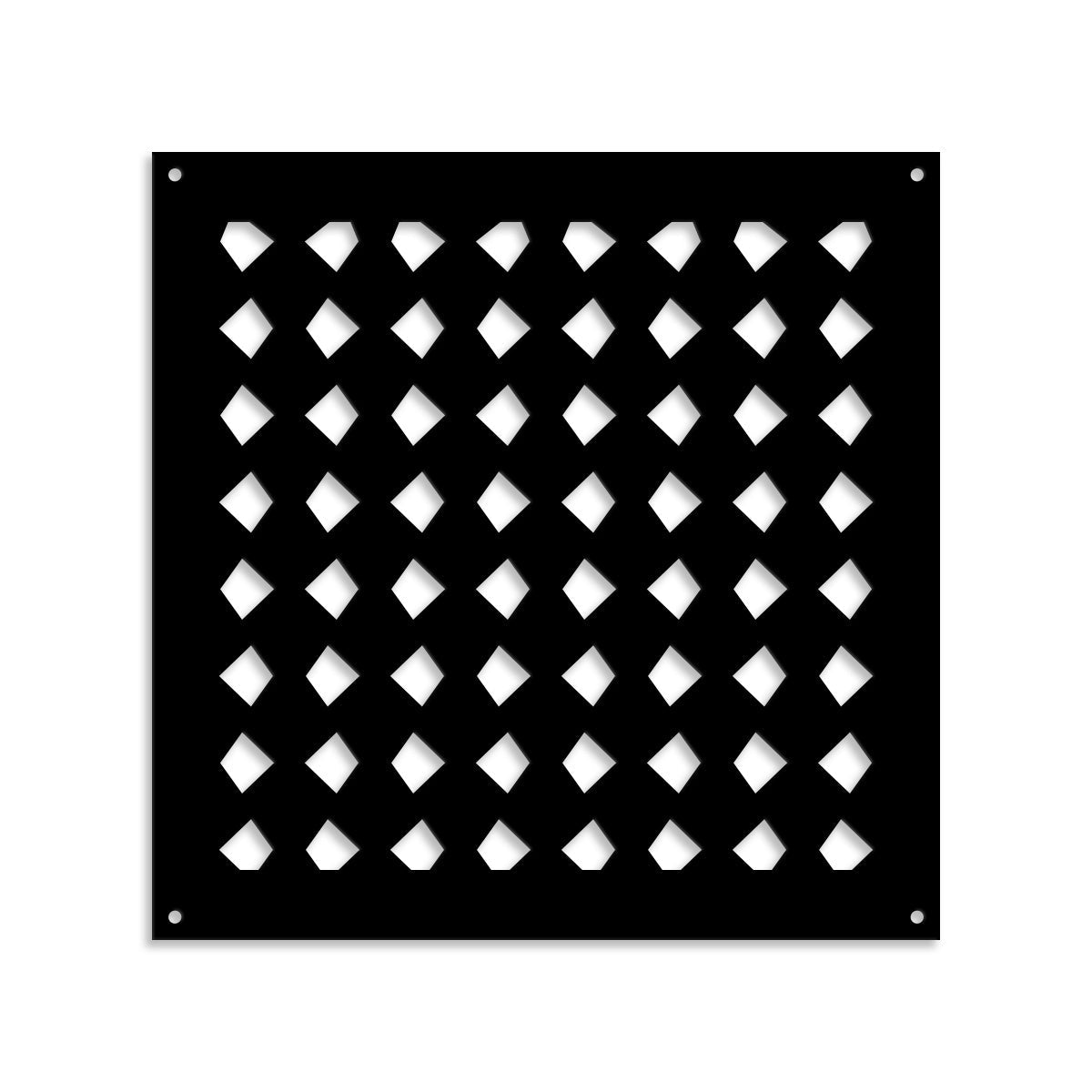 HALLOWEEN- Pannello in PVC traforato - Parasole Colore: nero, Misura: 48x48 cm