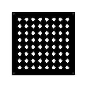 HALLOWEEN- Pannello in PVC traforato - Parasole Colore: nero, Misura: 73x73 cm